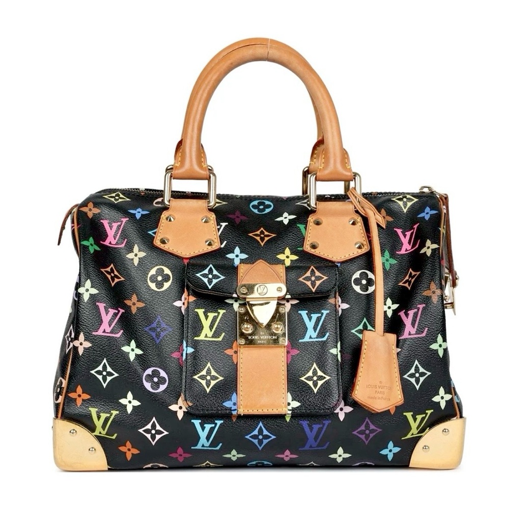 #115 - Louis Vuitton Black Murimaki Speedy 30